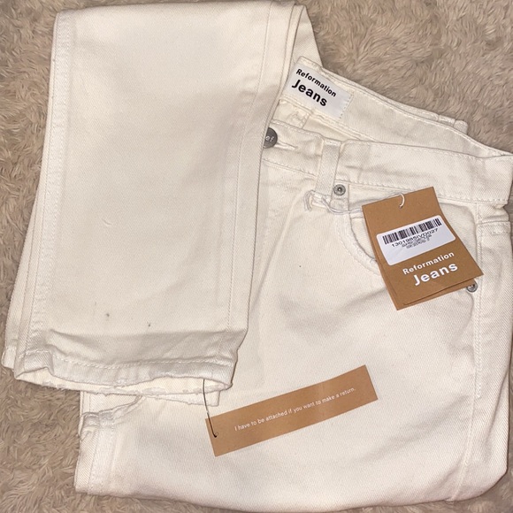 NWT The Reformation Julia High Cigarette Jeans 27 - Picture 3 of 3